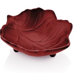 AÇIK BÜFE SUNUM YAPRAK MİNİMAL 10*8*3 CM SİYAH-BEYAZ-KIRMIZI