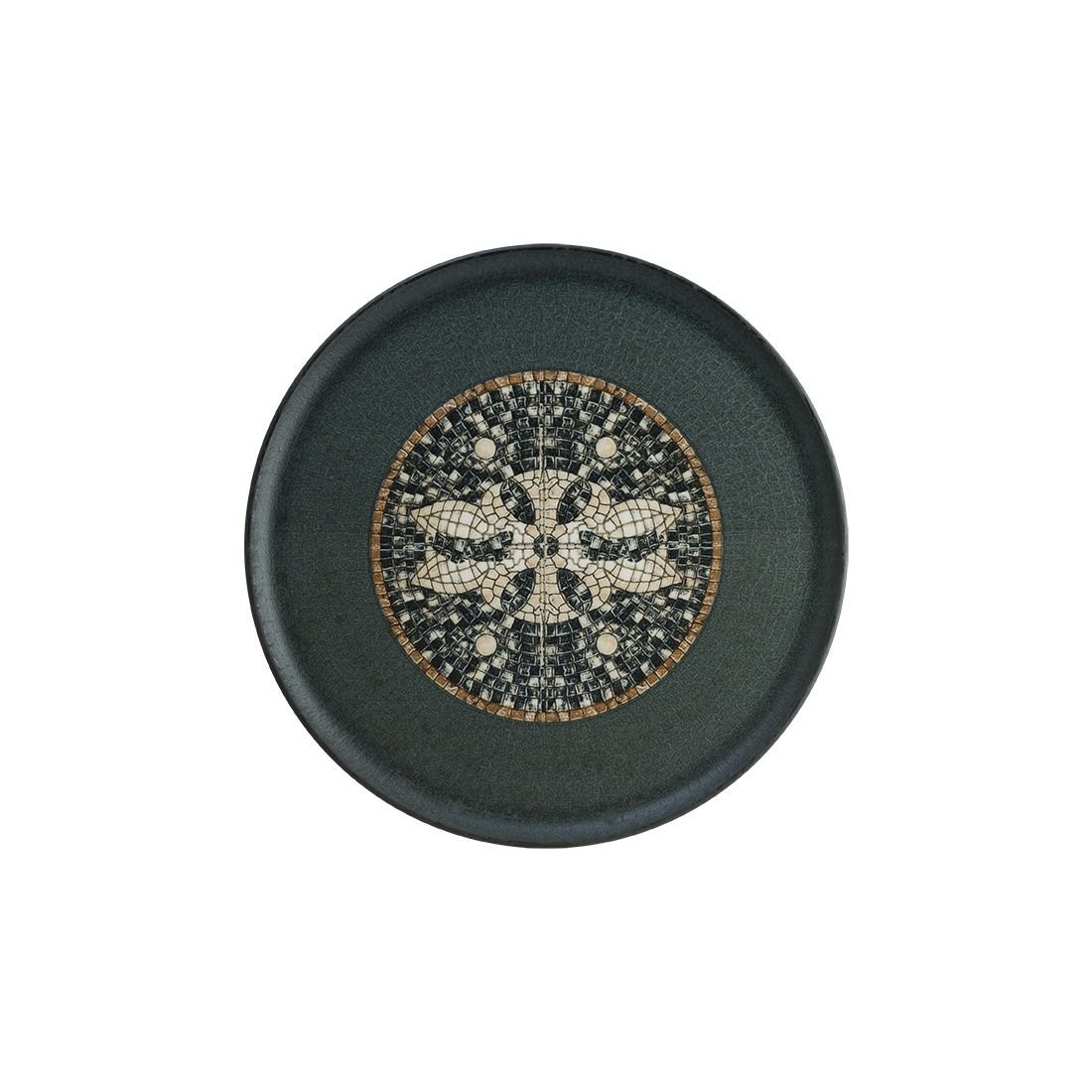 MEZOPOTAMYA MOZAİK ANTRASİT GOURMET PİZZA TABAĞI 32 CM