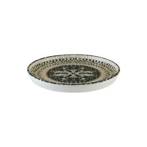 MEZOPOTAMYA MOZAİK SİYAH 16CM HYGGE DÜZ TABAK