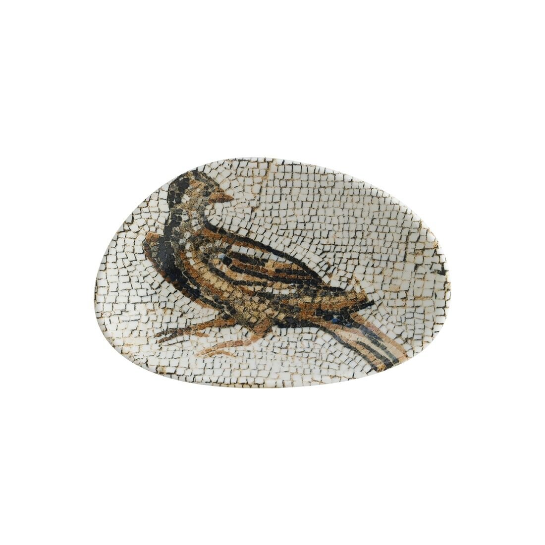 MEZOPOTAMYA KUŞ VAGO OVAL KAYIK TABAK 15*8.5 CM