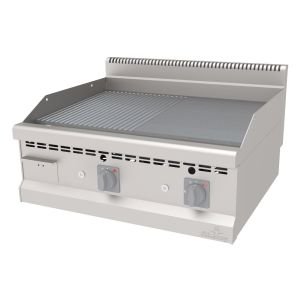 IZGARA SET ÜSTÜ YARI OLUKLU YARI DÜZ 800*700*300 MM. NG-LPG. NG