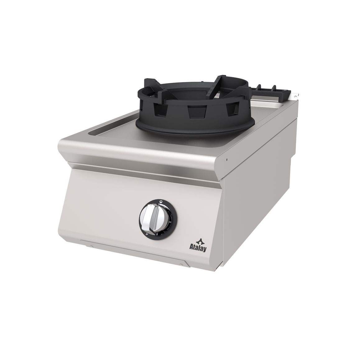 WOK OCAK SET ÜSTÜ TEK BEKLİ 400*730*300 MM. NG-LPG. NG