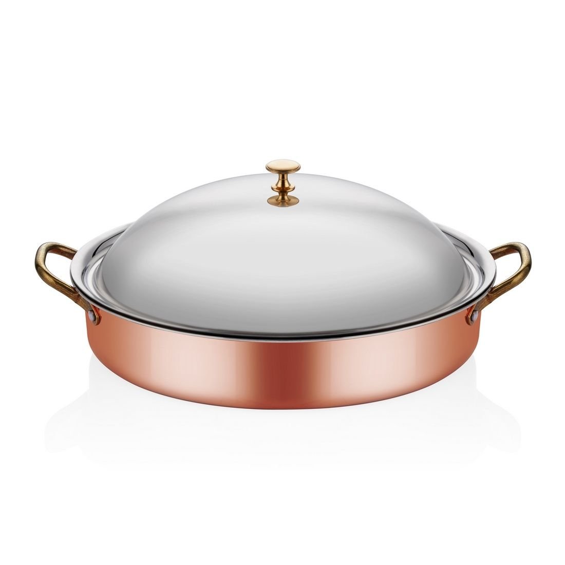 MM BAKIR OVAL DERİN SAHAN 25*17*6CM + KAPAK