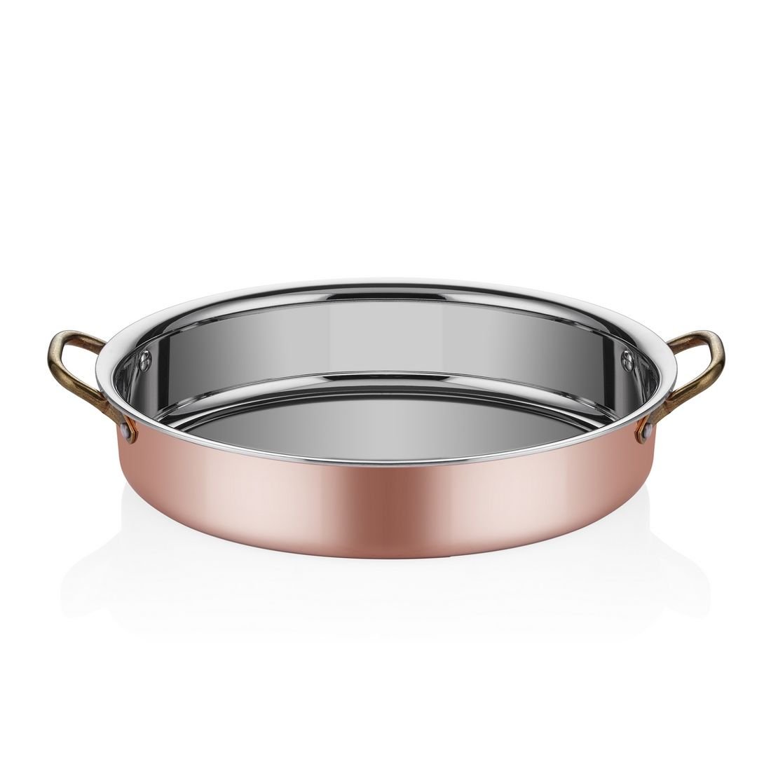 MM BAKIR OVAL DERİN SAHAN 28*21*6CM