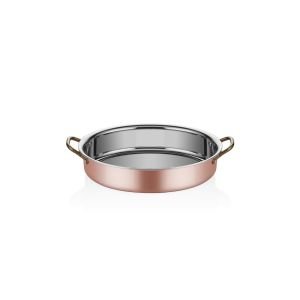 MM BAKIR OVAL DERİN SAHAN 28*21*6CM