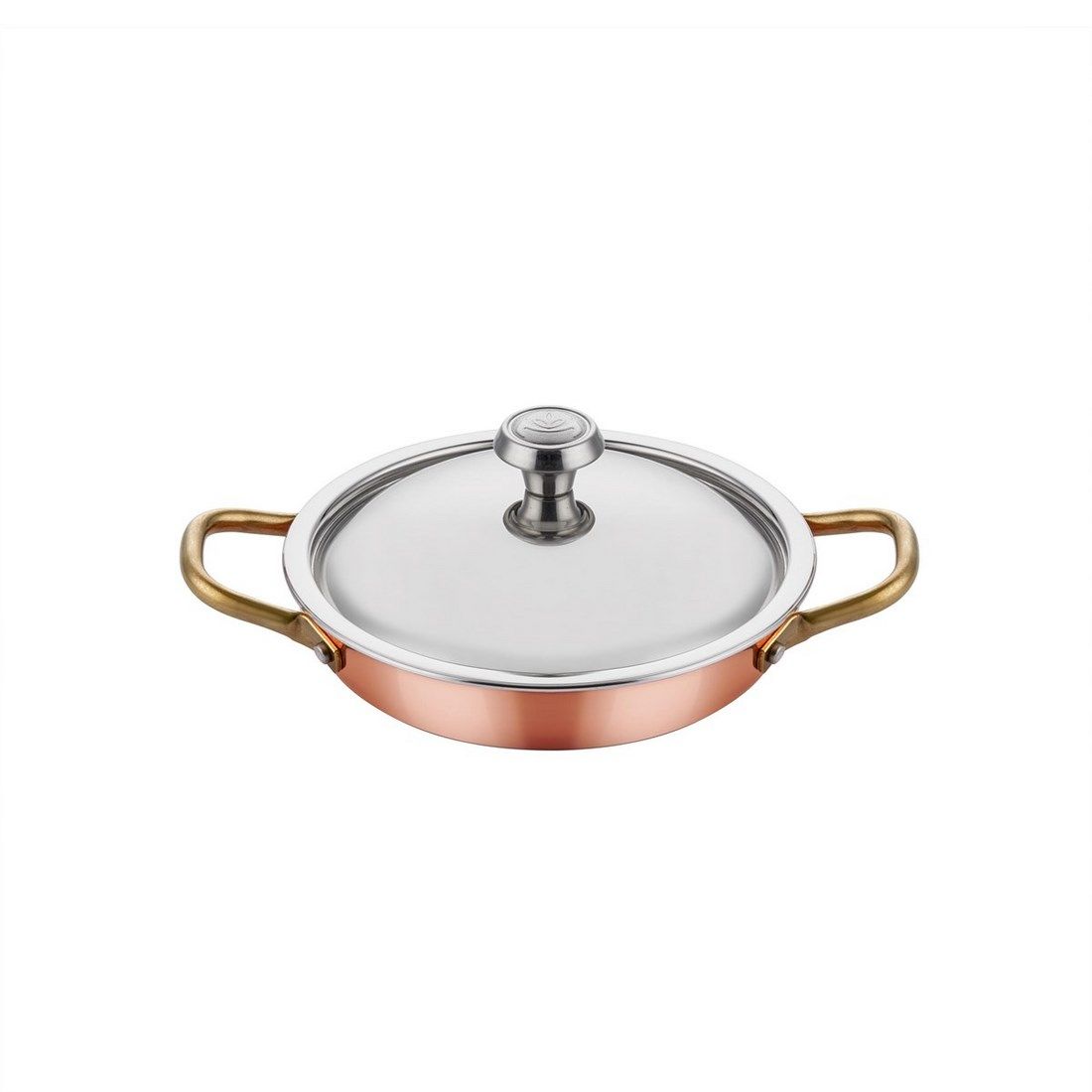 MM BAKIR YUMURTA SAHANI 14CM + KAPAK