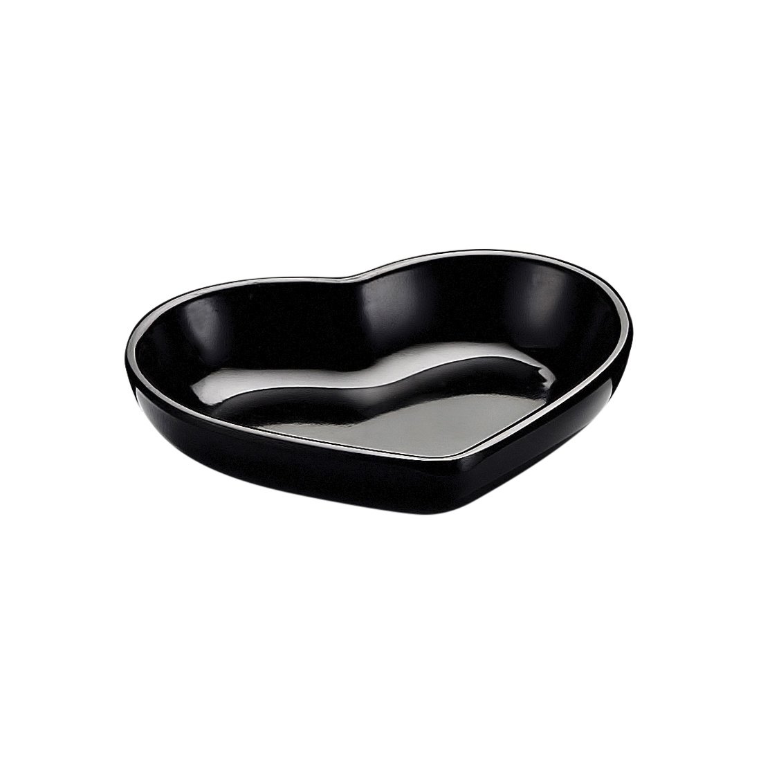 AÇIK BÜFE MİNİMALİST 8*7*1,5 CM KALPLİ SİYAH-BEYAZ-KIRMIZI