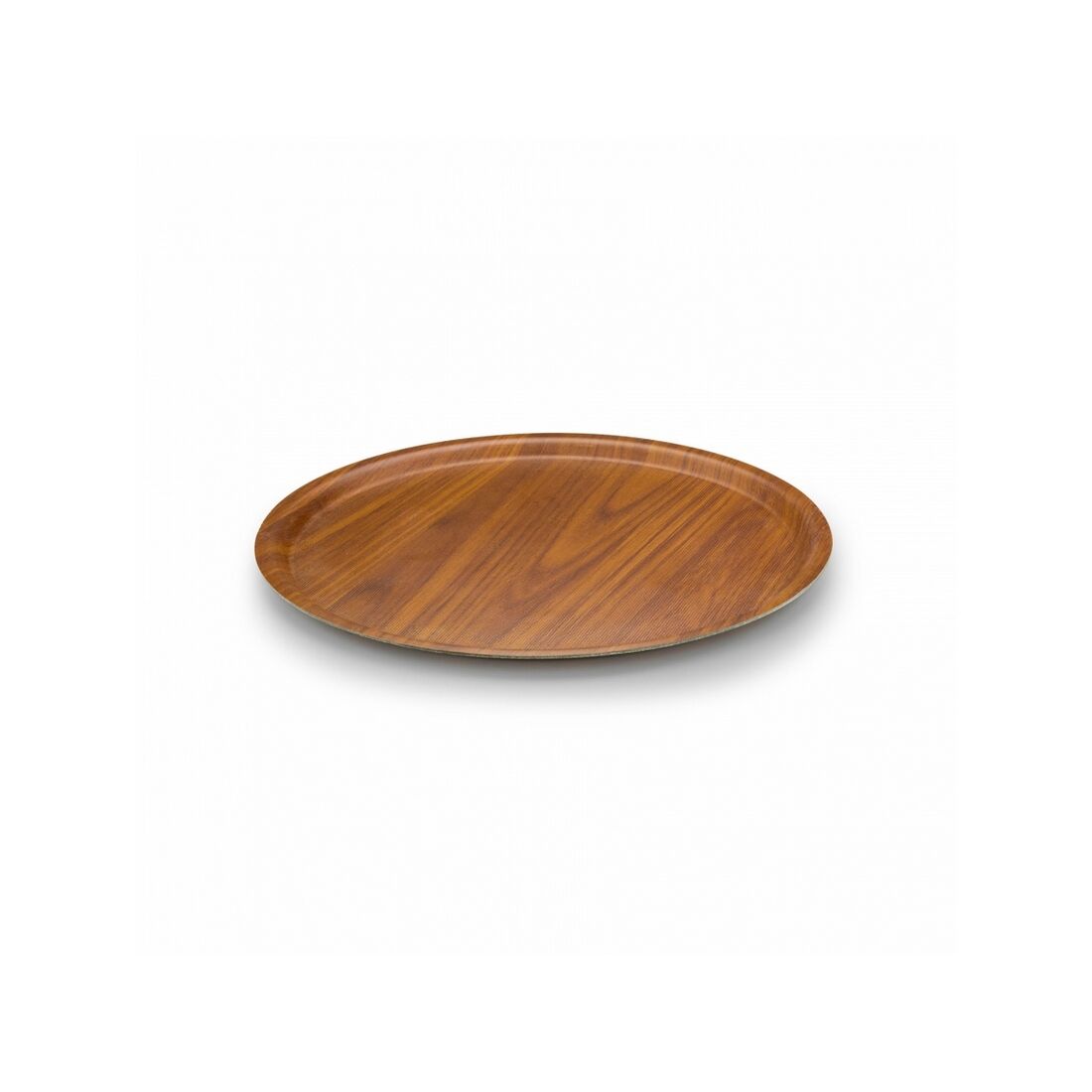 KRAFT TEPSİ KAYMAZ YUVARLAK KAYMAZ CEVİZ 38 CM