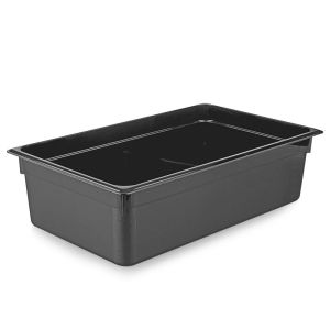 POLİKARBONAT SİYAH GASTRONOM KÜVET 1/1 150 MM