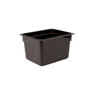 POLİKARBONAT SİYAH GASTRONOM KÜVET 1/2 200 MM