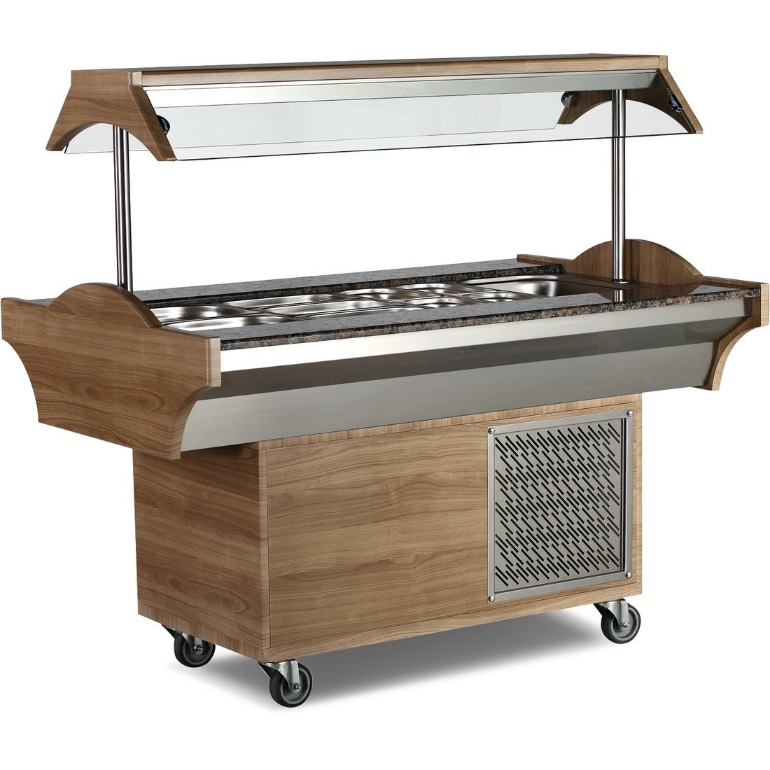 SALADBAR , HAREKETLİ 3*1/1 GN