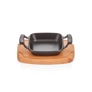 DÖKÜM DEMİR KARE SAHAN 16*16CM +NİHALE