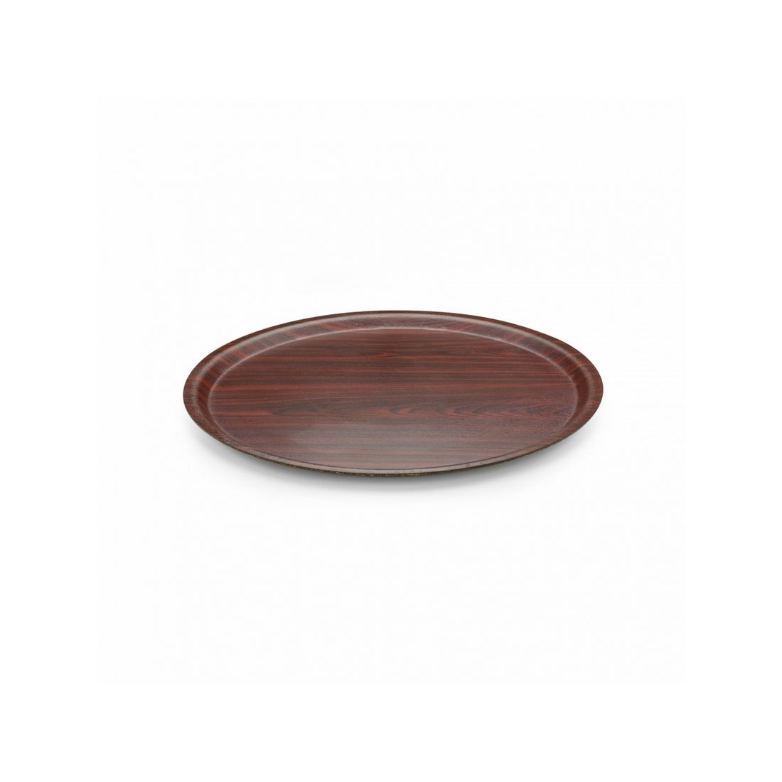 KRAFT TEPSİ KAYMAZ YUVARLAK MAUN MAT 38 CM