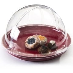 RENKLİ YUVARLAK MELAMİN TEPSİLİ ROLL TOP 39*5 CM