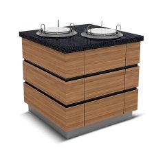 KAPADOKYA TABAK DİSPENSERİ ISITMALI 1100*900*900