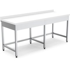 ÇALIŞMA TEZGAHI POLİETİLEN TABLALI 2400*600*850