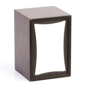 AHŞAP DİKEY PEÇETELİK 11*11*16 CM (VENGE-CEVİZ)