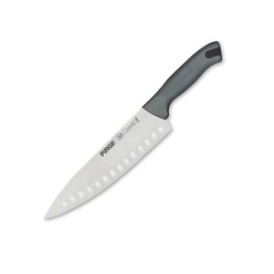 GASTRO ŞEF BIÇAĞI OLUKLU 23 CM GRİ