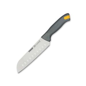 GASTRO SANTOKU BIÇAĞI OLUKLU 17 CM GRİ