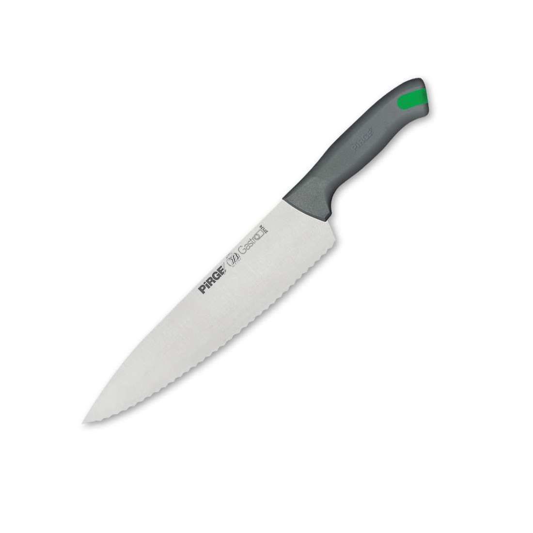 GASTRO ŞEF BIÇAĞI DİŞLİ 25 CM GRİ