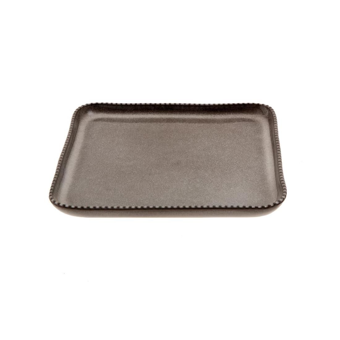 JUMBO TWİN SMOKED KARE TABAK 36 CM