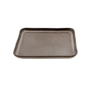JUMBO TWİN SMOKED KARE TABAK 36 CM