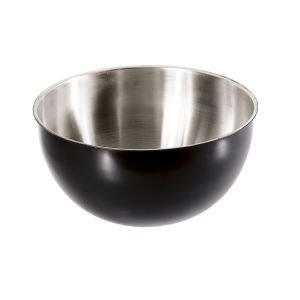 ÇELİK MAYONEZ KABI  24 CM - 4,5 LT SİYAH