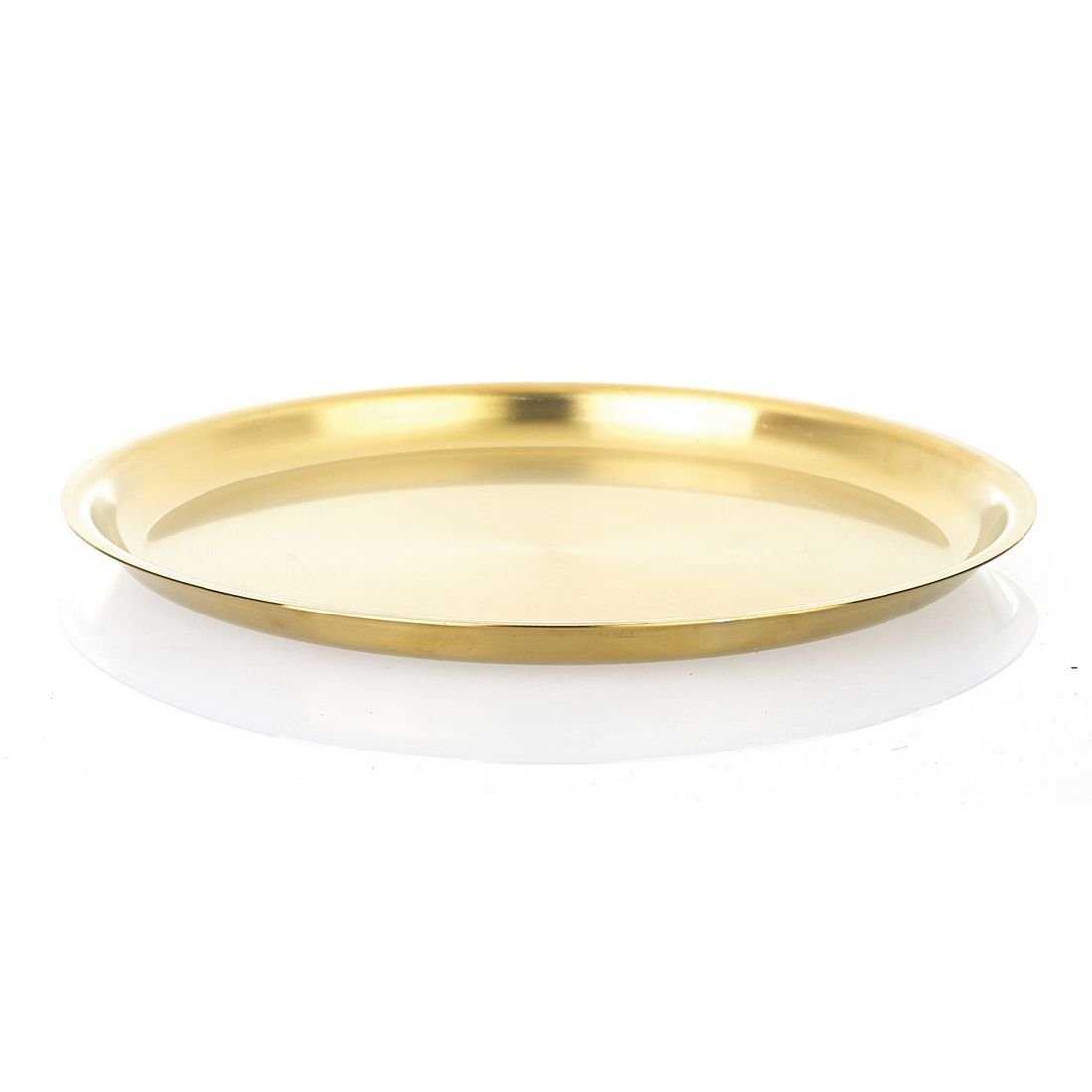 SERVİS SUNUM TEPSİ ÇELİK ALTIN 21 CM