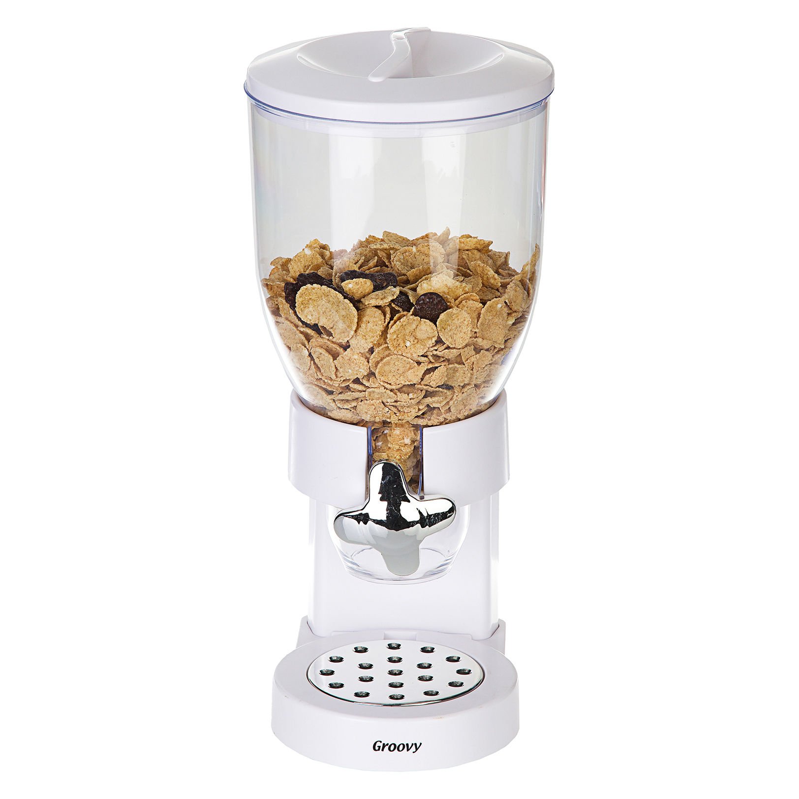TEKLİ CORN FLAKES DİSPENSER 3,5 BEYAZ-SİYAH