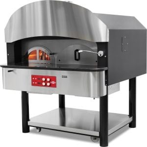 PİZZA FIRINI DÖNER TABANLI GAZLI-ODUN HAZNELİ
