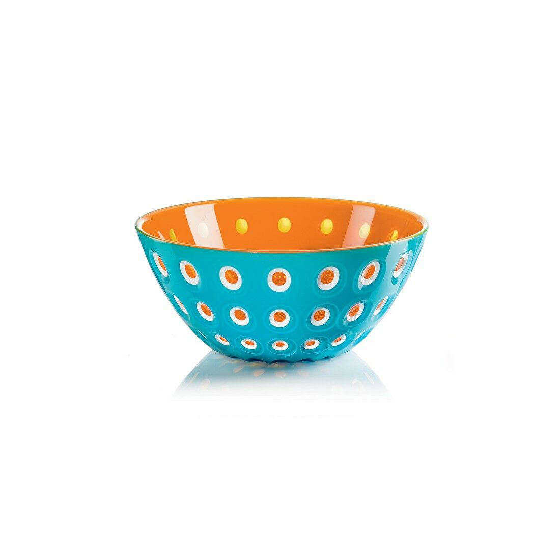 GUZZINI LE MURRINE KASE MAVİ TURUNCU 25 CM