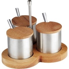 BAHARATLIK TAKIMI 3'LÜ STANDLI 17 CM MAT