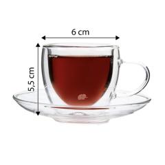 JUMBO GLORY D. WALL ÇİFT CİDARLI FİNCAN 75 ML 6'LI HRC