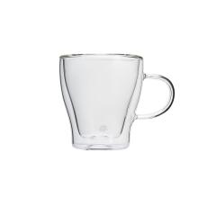 JUMBO GLORY D.WALL ÇİFT CİDARLI KULPLU BARDAK 150 ML 2'Lİ