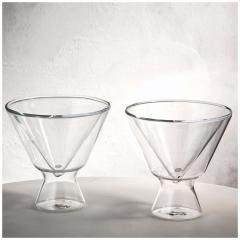JUMBO GLORY D. WALL ÇİFT CİDARLI V BARDAK 2Lİ150 ML