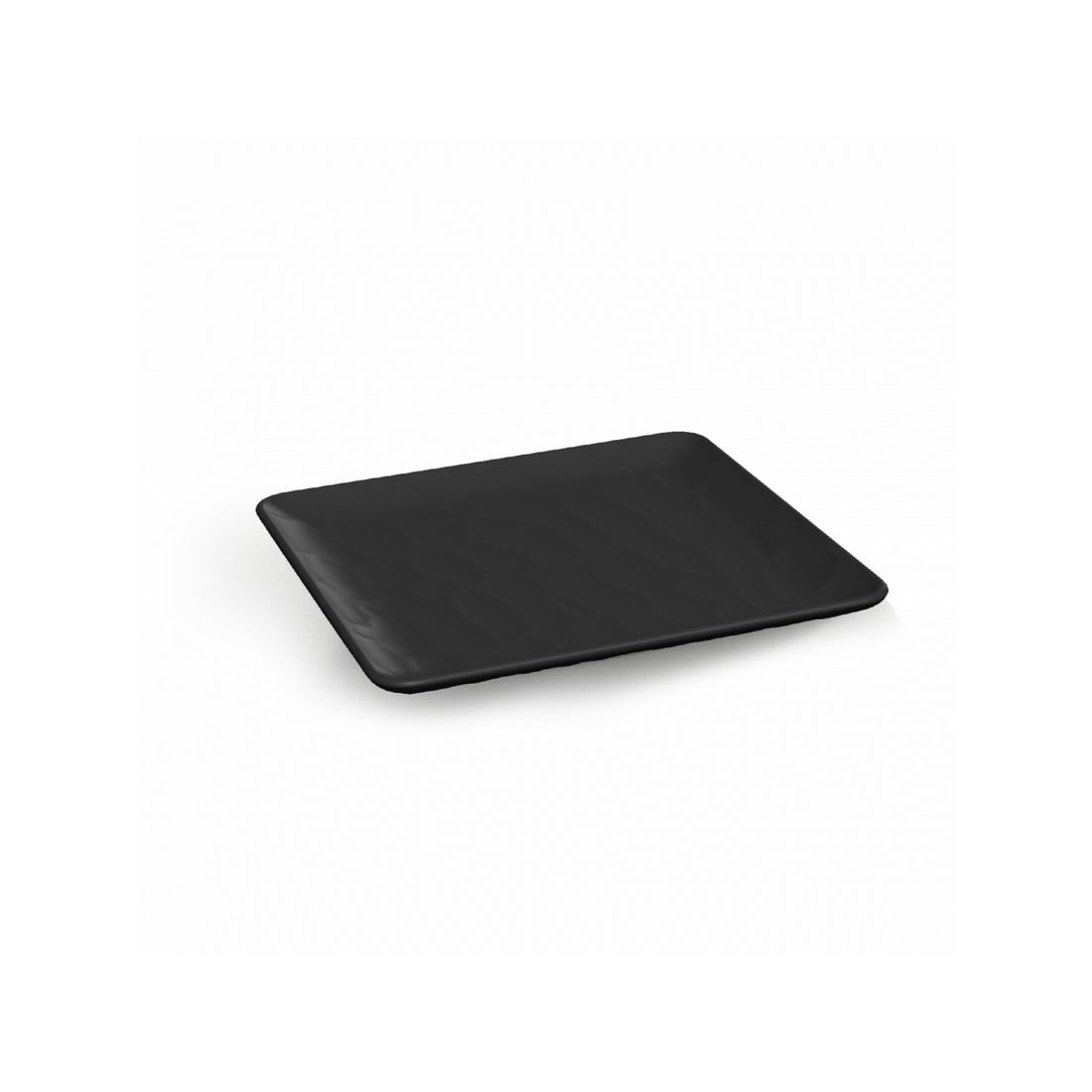 RÖLYEFLİ KARE SERVİS SİYAH 26 CM