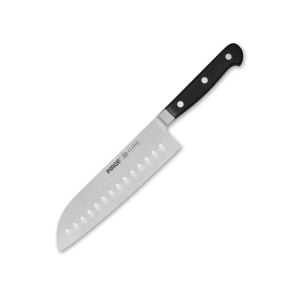CLASSIC SANTOKU BIÇAĞI OLUKLU 18 CM SİYAH