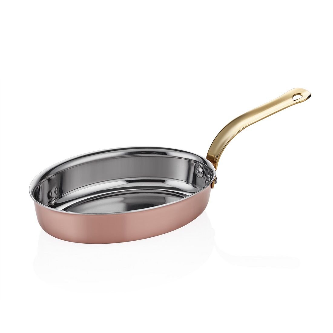 MM BAKIR MİNİ OVAL TAVA 11*17CM