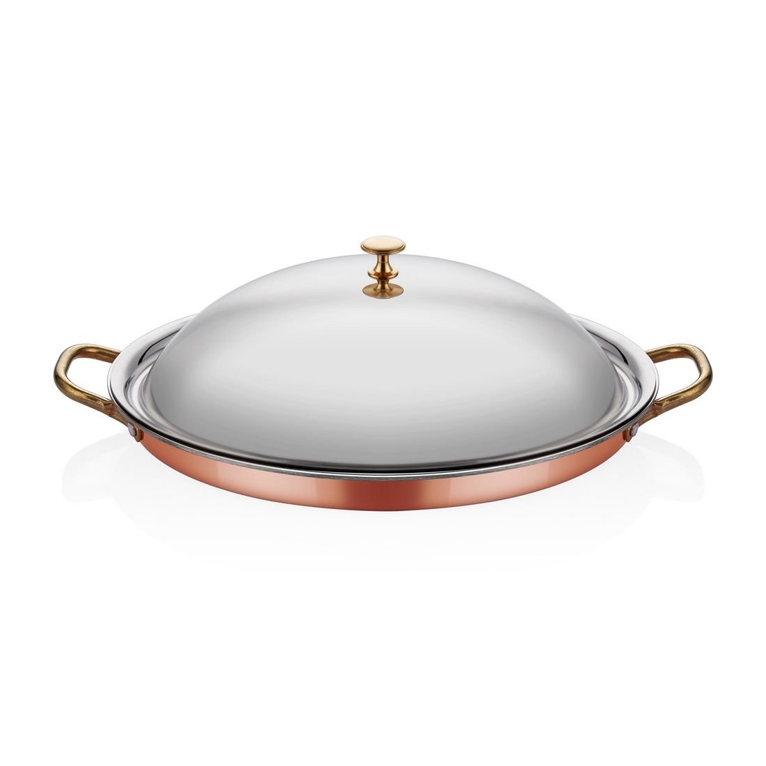 MM BAKIR OVAL SIĞ OMLET TAVA 25*17*3CM + KAPAK