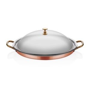MM BAKIR OVAL SIĞ OMLET TAVA 25*17*3CM + KAPAK