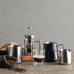 JUMBO VENTI ÇELİK SÜT POTU SİYAH 700 ML