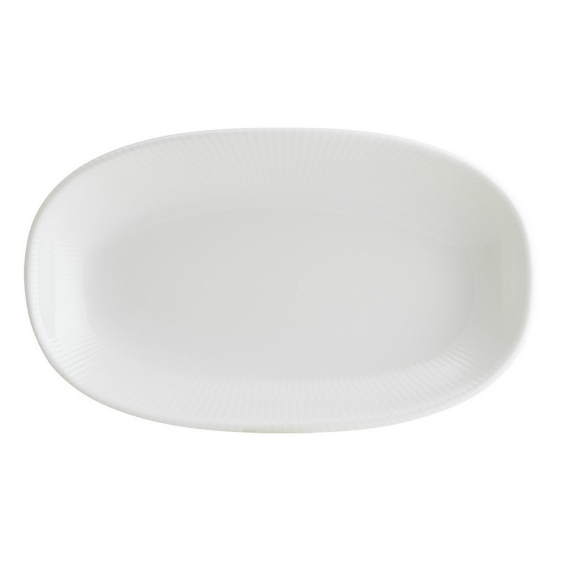 IRİS WHİTE GOURMET OVAL KAYIK TABAK 24*14 CM