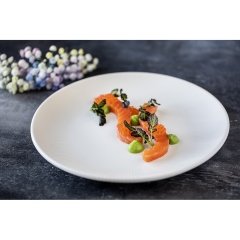 IRİS WHİTE GOURMET DÜZ TABAK 25 CM