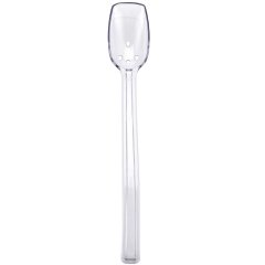 POLİCARBON ZEYTİN KAŞIK (26 CM) SİYAH-KIRMIZI