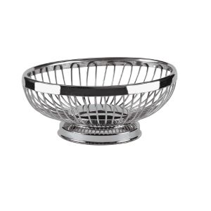 PAS. OVAL EKMEK VE MEYVE SEPETİ 20*15CM
