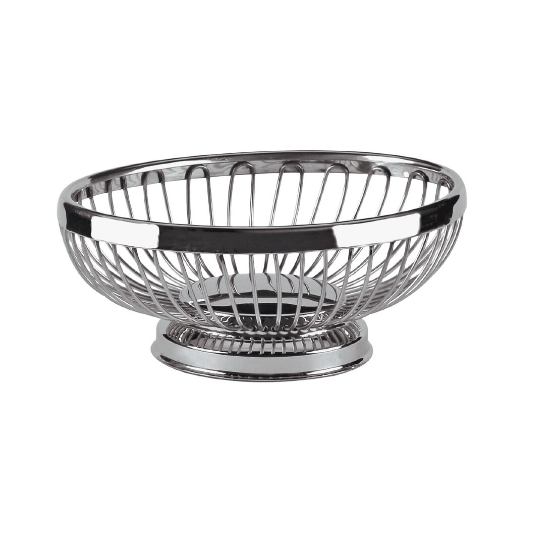 PAS. OVAL EKMEK VE MEYVE SEPETİ 25*18CM