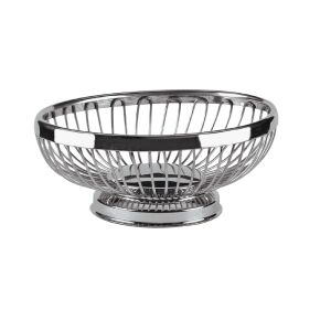 PAS. OVAL EKMEK VE MEYVE SEPETİ 25*18CM