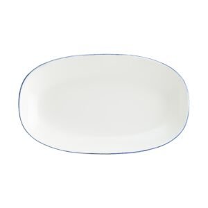 RETRO DENİM GOURMET OVAL KAYIK TABAK 24*14 CM