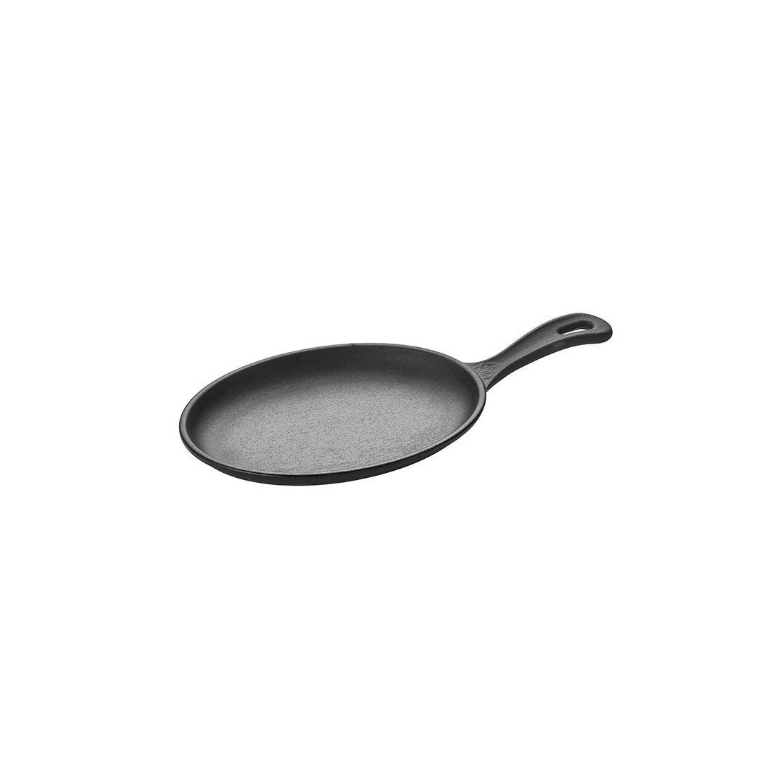 DÖKÜM DEMİR OVAL SAPLI FAJİTA 21*15CM