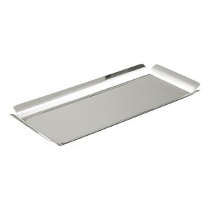PASLANMAZ ELİT DİKDÖRTGEN TEPSİ 13*25CM